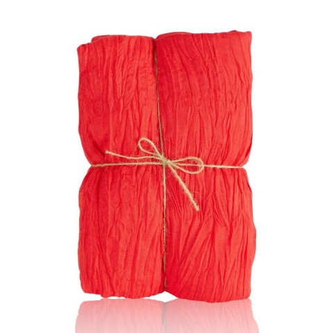 TELO ORGANZA CM90X3MT ROSSO